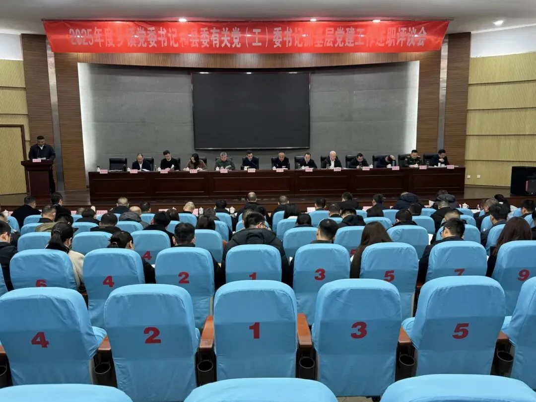 苍南2025年度乡镇党委书记和县委有关党（工）委书记抓基层党建工作述职评议会召开