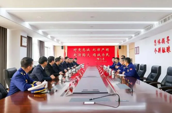 平阳县四套班子领导赴武警温州支队、市消防救援支队开展新春慰问活动