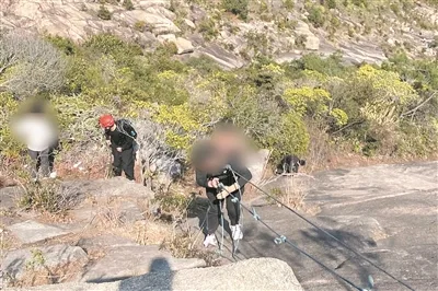 险情频发！多人打卡大罗山“魔鬼崖”被困