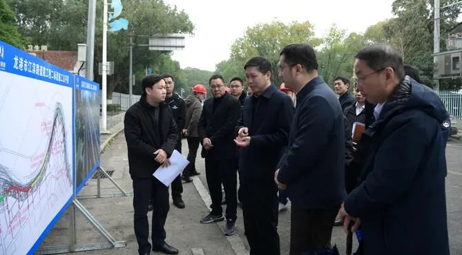 龙港市委书记林海涵督导十大交通工程建设推进工作
