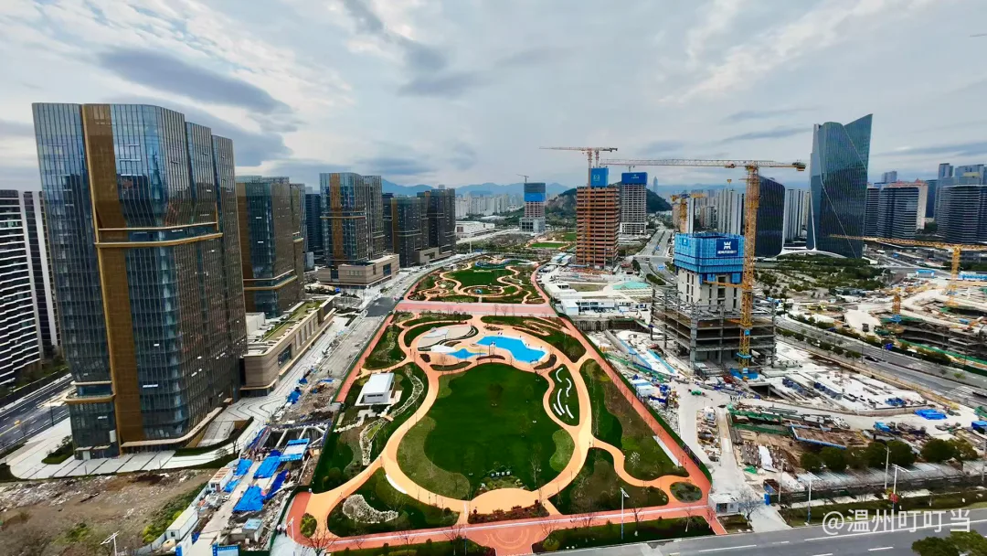 温州CBD最大的公园建成了，有点特别的