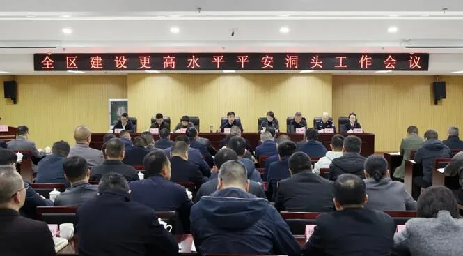 洞头区建设更高水平平安洞头工作会议召开