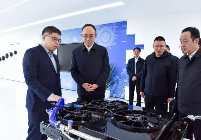 平阳县委书记孟晓斌调研工业企业“雁阵计划”暨亿元企业培育工作