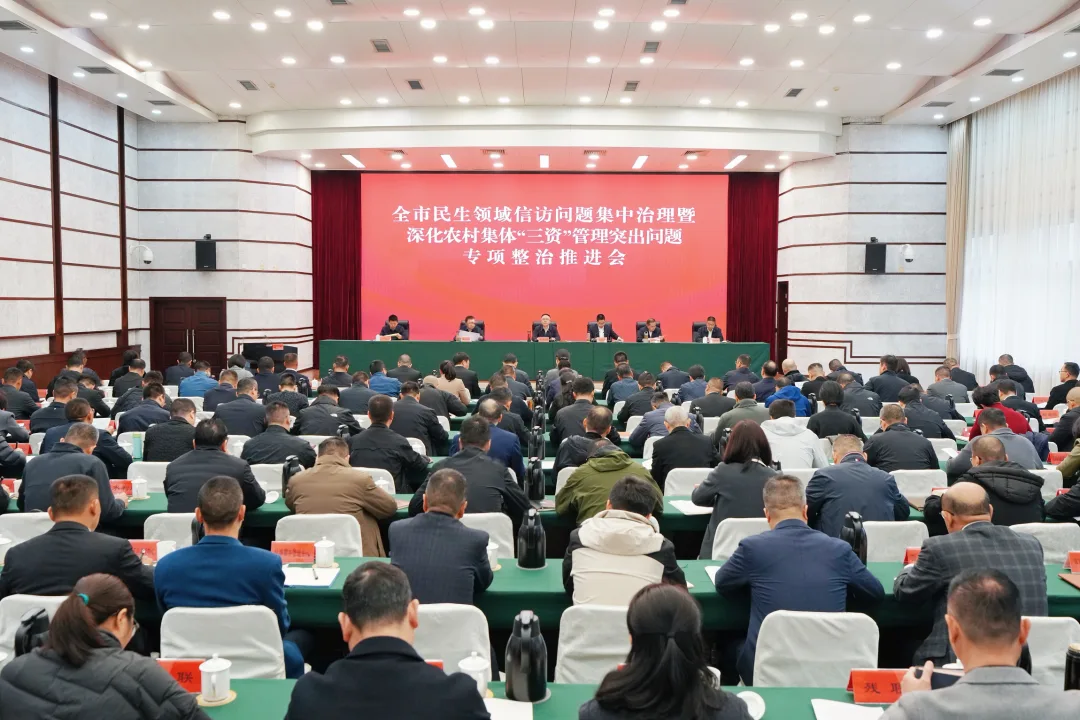 乐清市民生领域信访问题集中治理暨深化农村集体“三资”管理突出问题专项整治推进会召开
