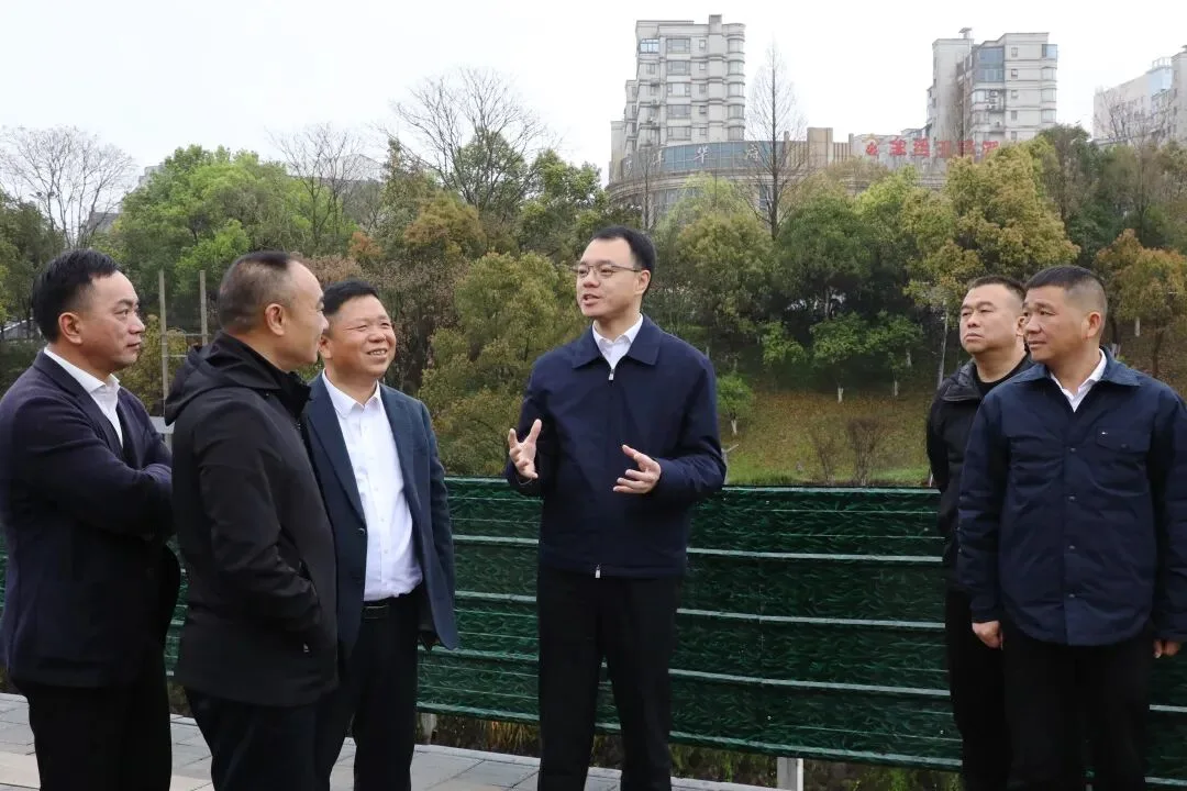 泰顺县委书记张银贵督导园博会分会场筹备及城市建设工作