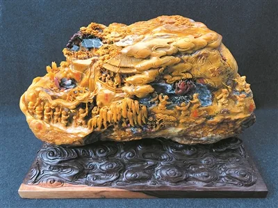 七旬非遗传人石上“定格”温州人的“四季”