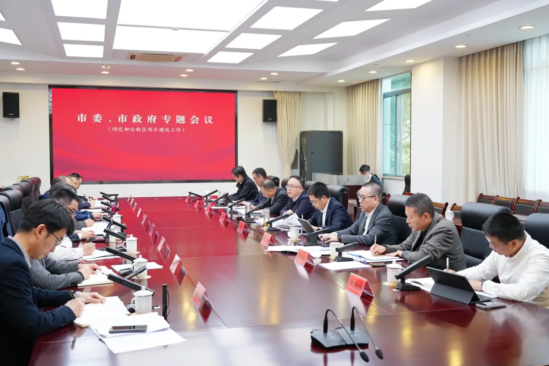 乐清市委市政府专题研究柳白新区工作