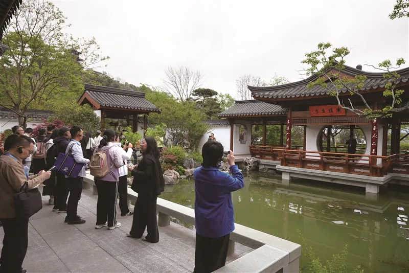 中国园林经典主题园首次对媒体开放