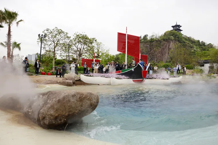 古港公园邂逅桃源秘境 双“园”惊艳亮相