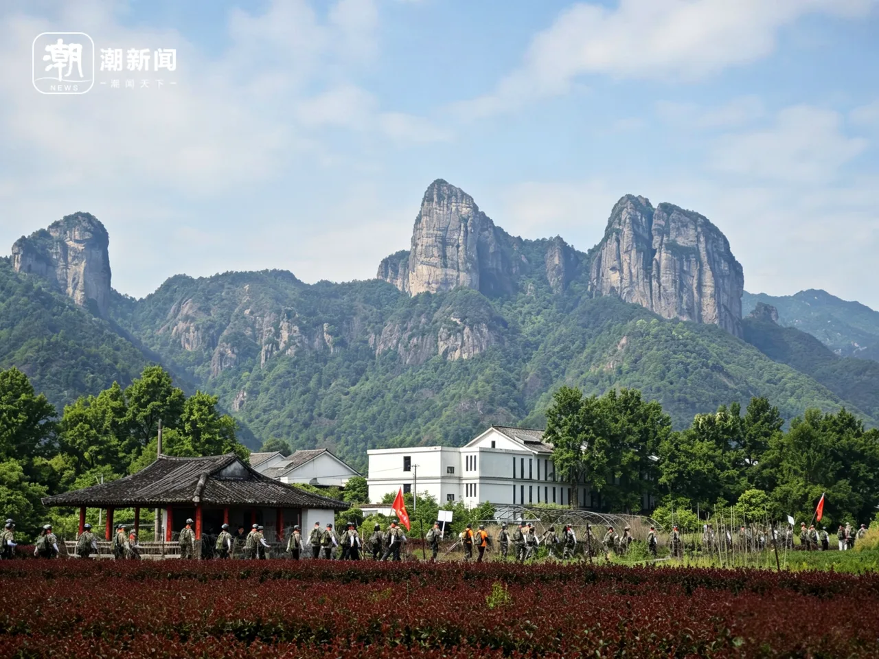 “重走红军路”17年，永嘉“长龙”山间舞