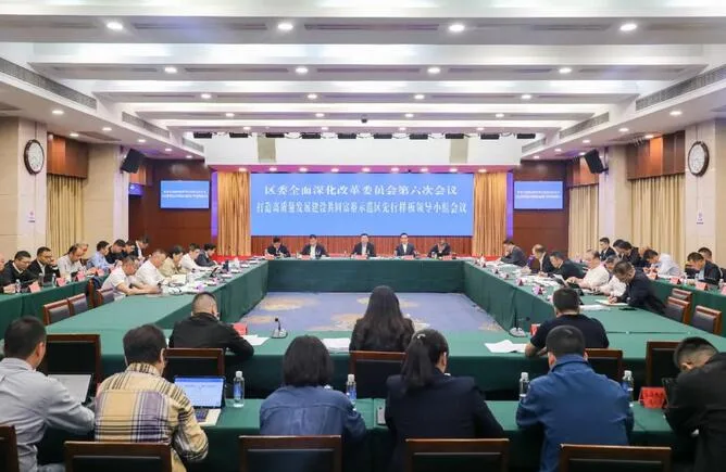 鹿城区委全面深化改革委员会第六次会议、打造高质量发展建设共同富裕示范区先行样板领导小组会议召开