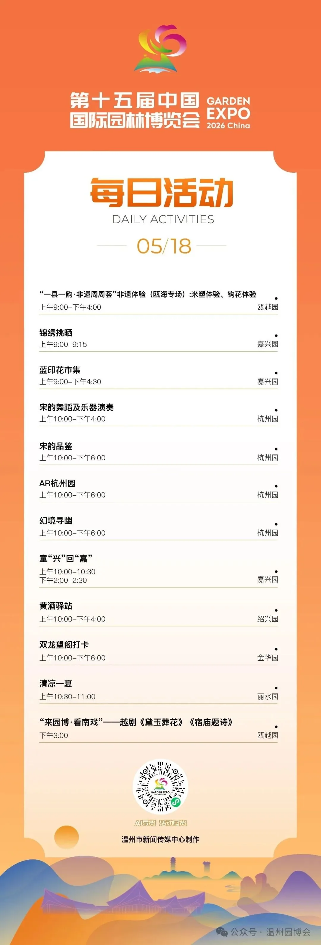 园博会5月18日活动发布