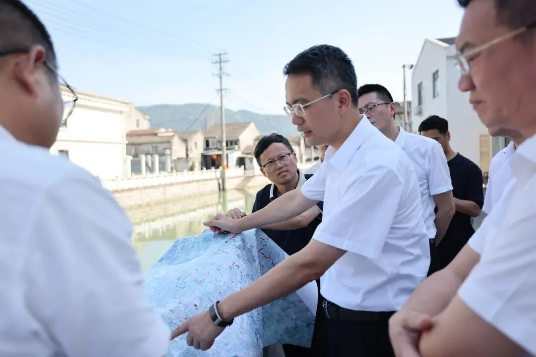 瑞安市委书记李剑锋赴塘下镇调研水质提升工作
