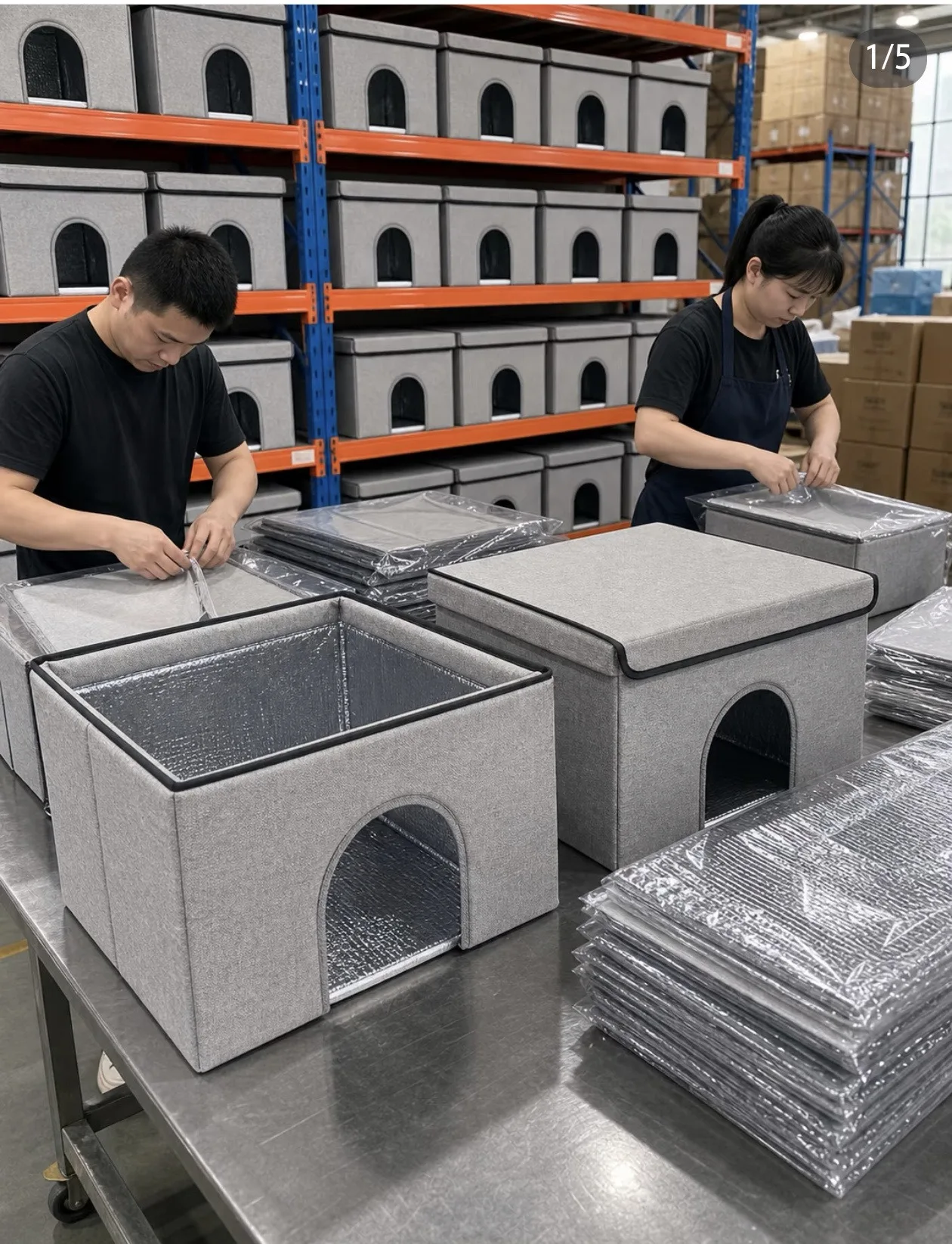 高温催热“它经济” 平阳宠物消暑用品走俏全球