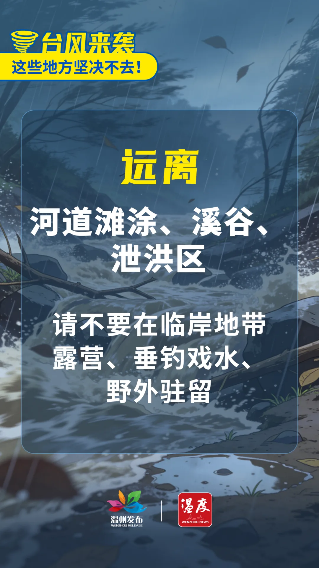 重要提醒！台风来袭，这些地方坚决不去！ - 配图4