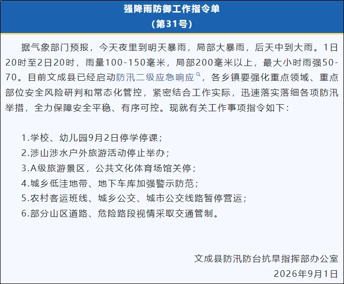 温州多地紧急通知：9月2日停课一天 - 配图4