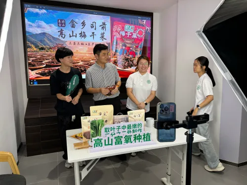 大学生主播走进泰顺畲乡，为山里土货“带货”！