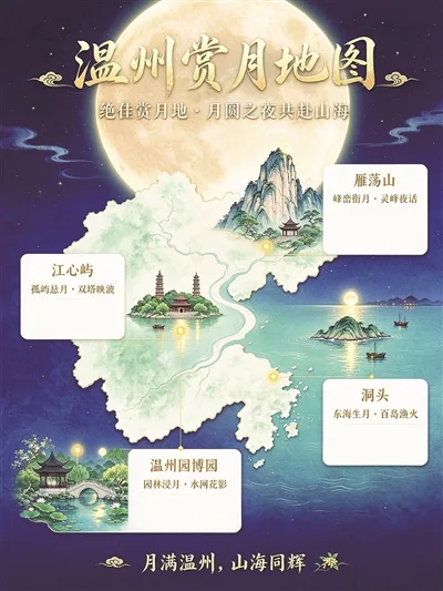 今年中秋月亮最圆时刻：9月27日0时49分，收好这份赏月地图！