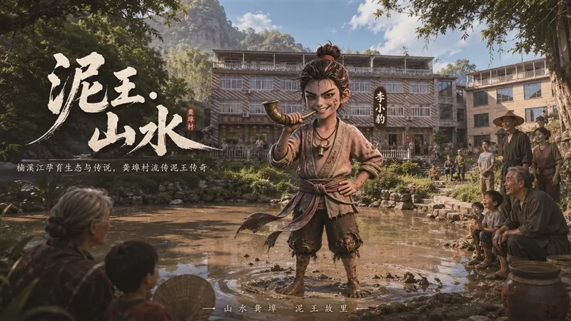 到永嘉龚埠村沉浸式玩转“泥王传说”