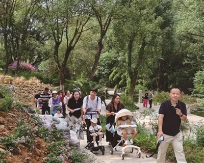 温州动物园儿童推车便民新通道投用