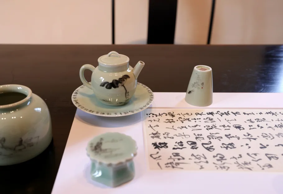 省级文保单位里办首展！张海晓《左右》书法空间美学展启幕 - 配图4