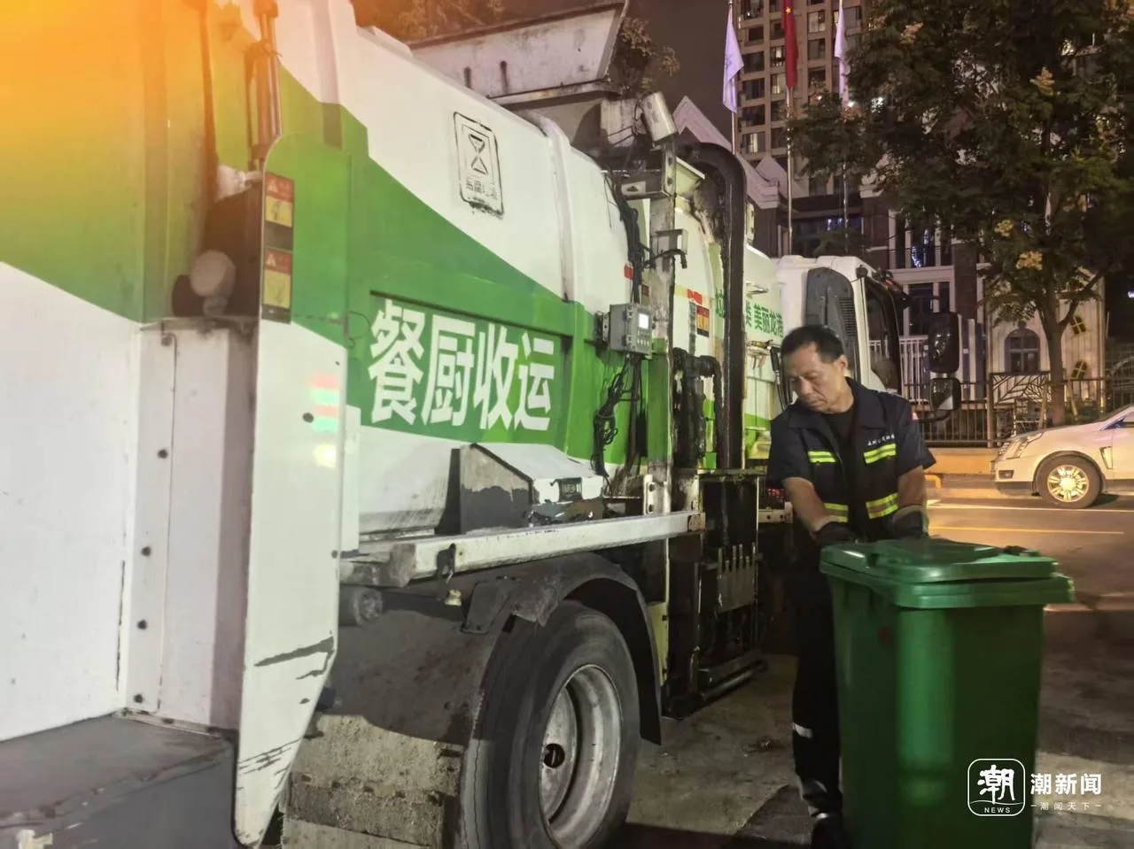 夜间消费旺 龙港假期餐厨垃圾“日产日清”