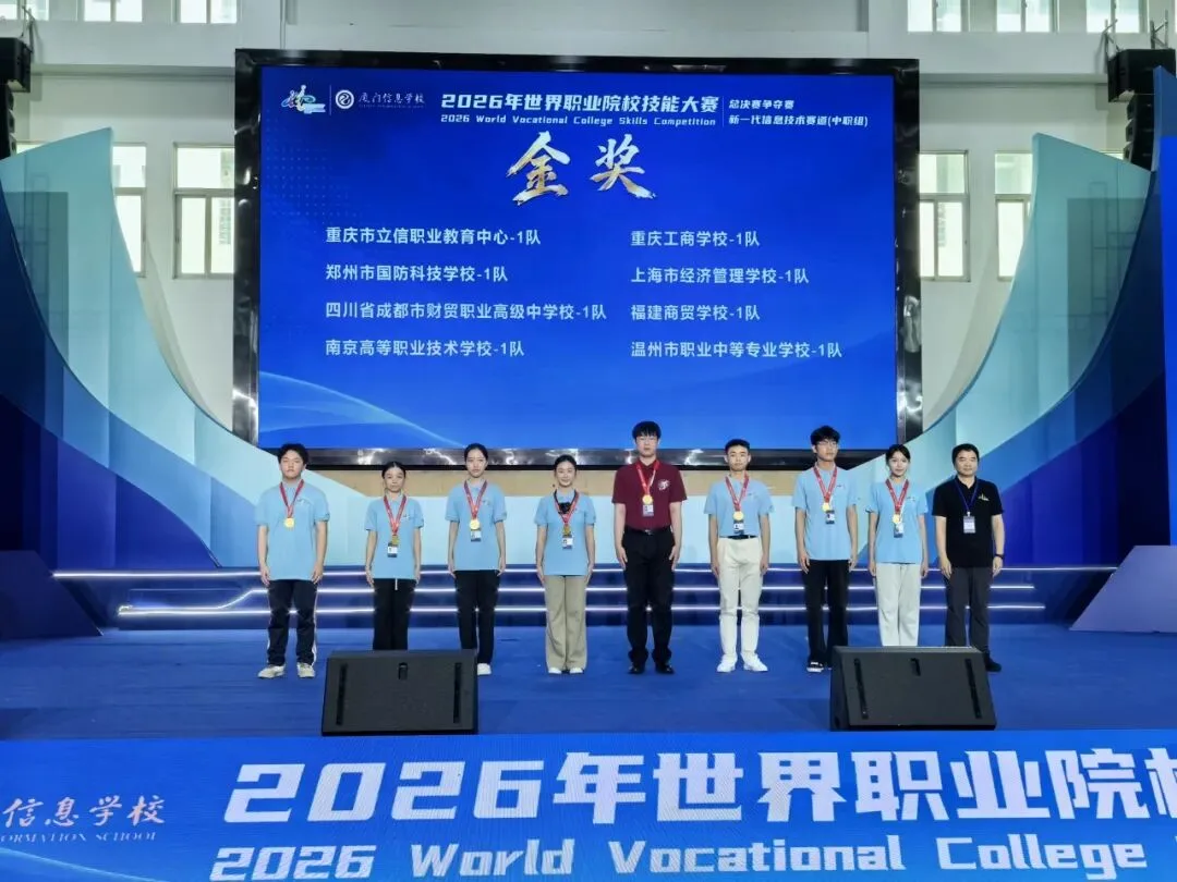 2金1银3铜！温州中职学子闪耀世界职业院校技能大赛