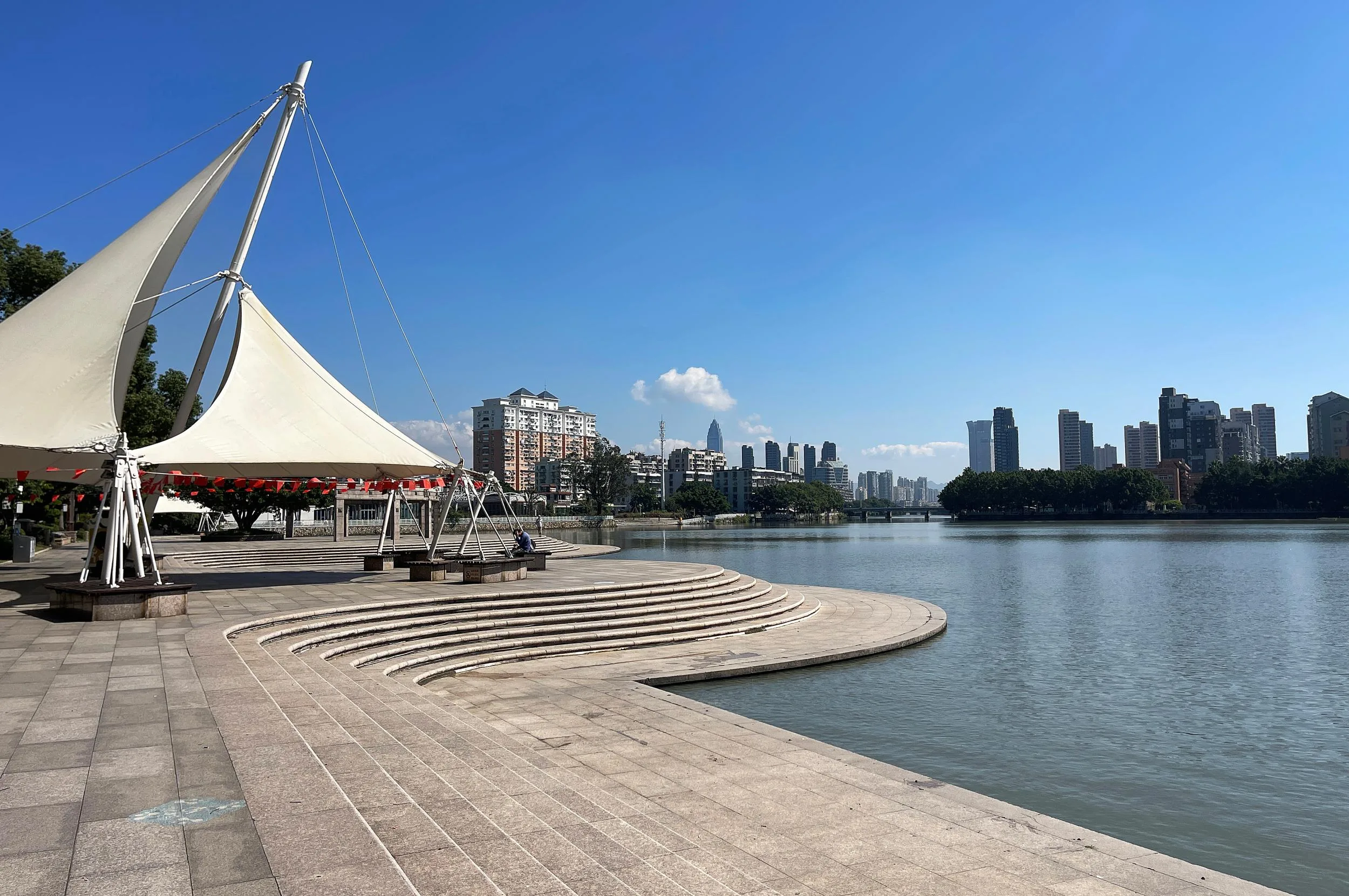 溯骑温瑞塘河，就像一首秋天写的诗 - 配图4