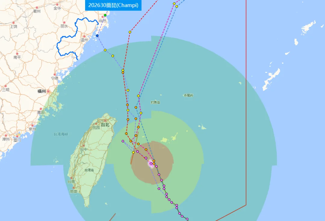 部分景区关闭！台风“蔷琵”将给温州带来大到暴雨，局地大暴雨