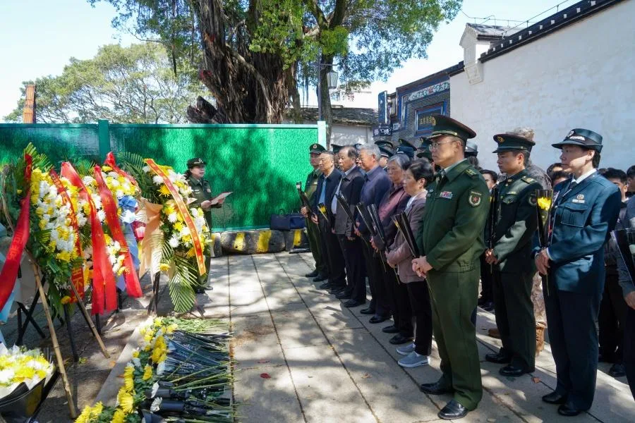 福州多地开展清明缅怀纪念活动