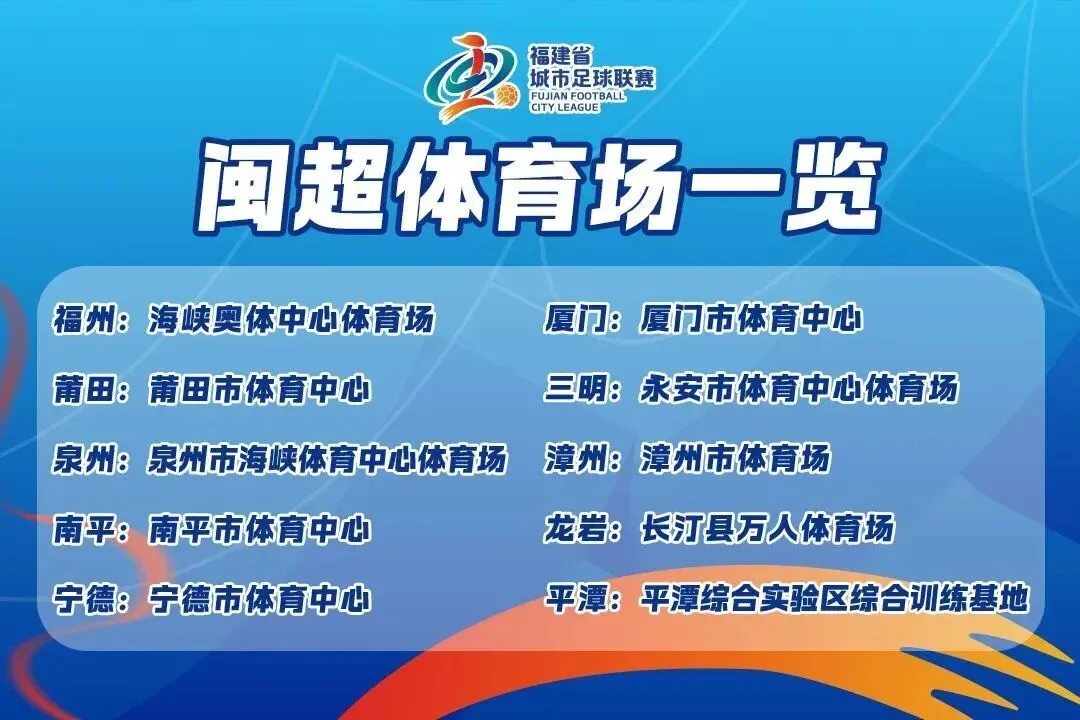 “闽超”来了 | 福建体育场地“家底”大起底