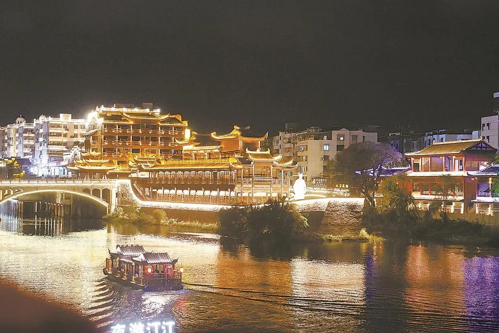 “一江两岸·夜游汀江”入选国内水路旅游客运精品航线典型案例 民生