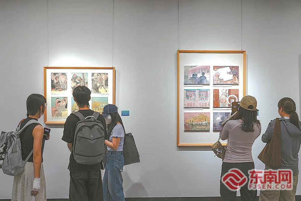 闽宁连环画作品联展在榕开幕 文教