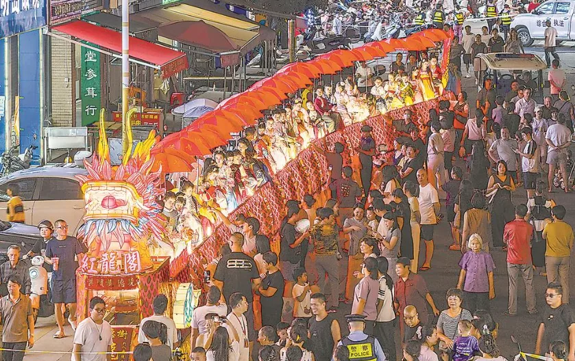 南安市洪濑龙阁夜市正式开市 社会
