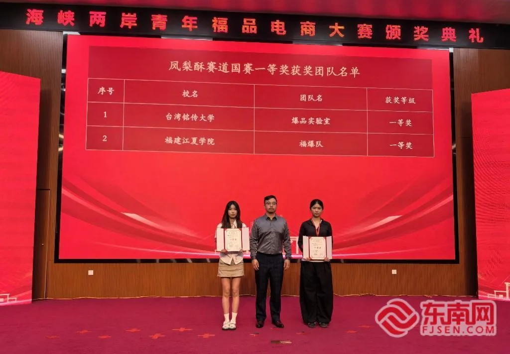 “福品东来 福发两岸”!海峡两岸青年福品电商大赛颁奖典礼在福州举办 - 配图5