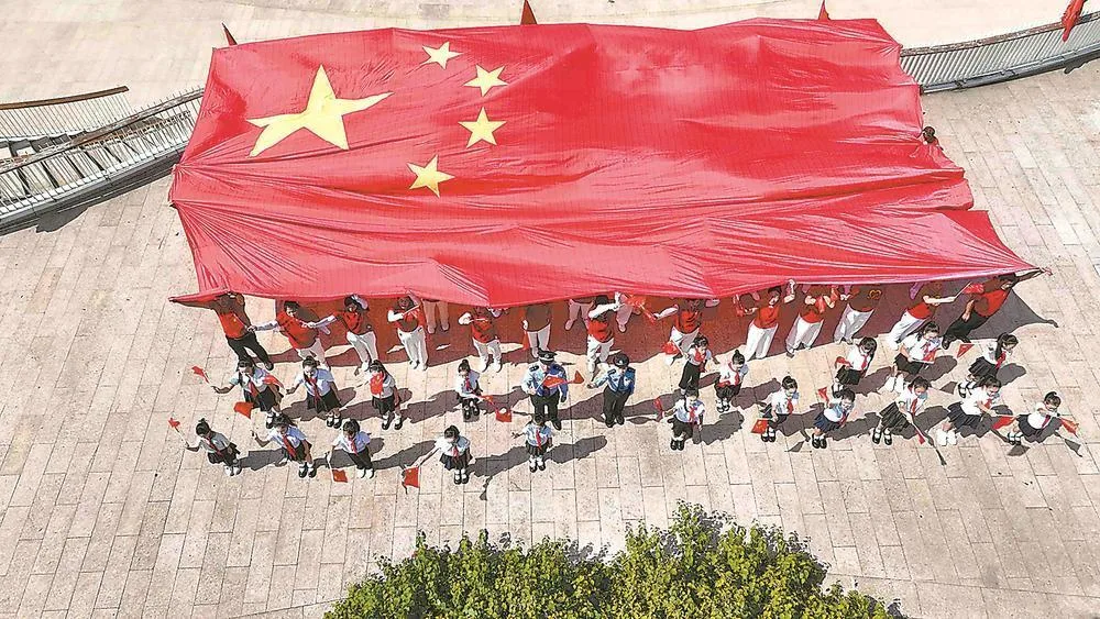 喜迎国庆!福建多地洋溢“中国红” 社会