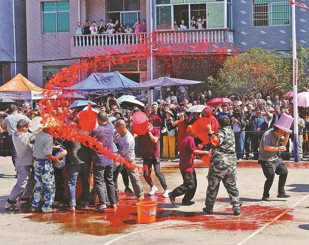 省级非遗“邵武河坊抢酒节”庆丰收 文教