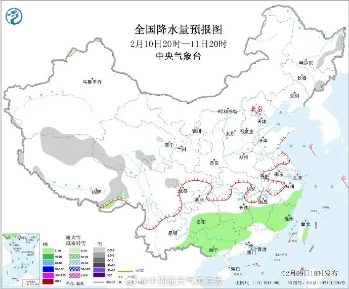 20℃→10℃，除夕前河南有一波降温，大风8级，羽绒服别脱
