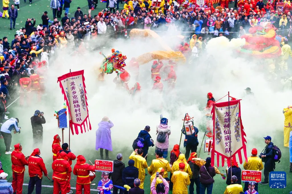 贵州石阡：仡佬毛龙节 群龙贺新春