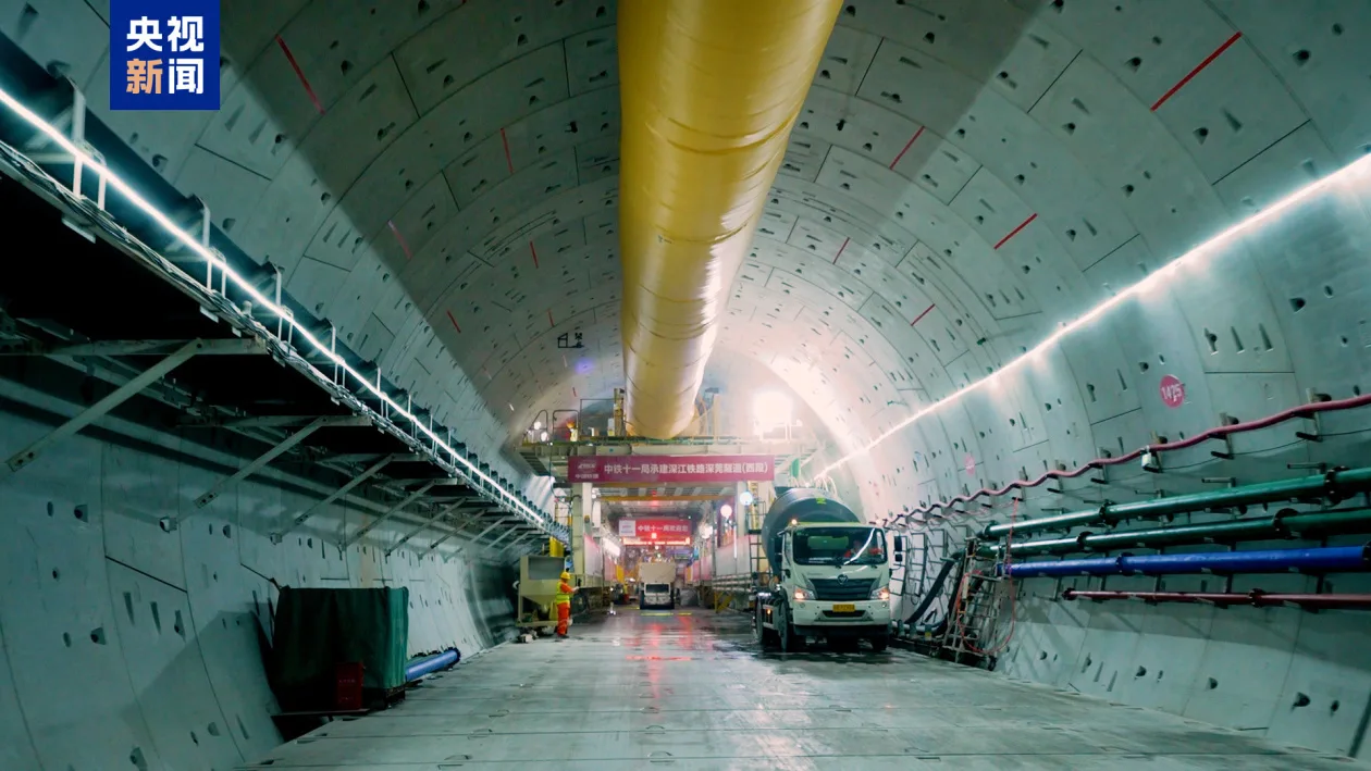 深江铁路深莞隧道西段掘进突破3000米