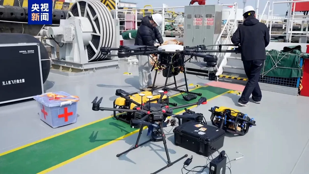 无人集群上线！看“海陆空潜”一体化系统实验