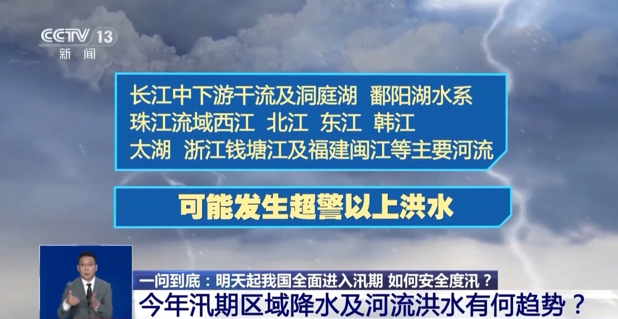 6月1日起我国全面进入汛期 如何安全度汛？