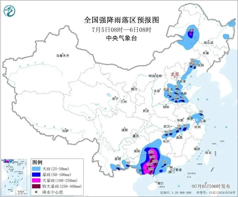 大暴雨、特大暴雨！这些地区将有雷暴大风或冰雹天气