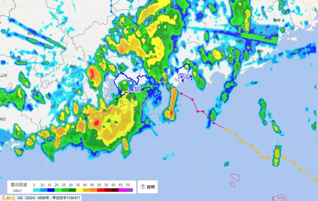 受台风“红霞”残余环流影响，深圳降雨活跃