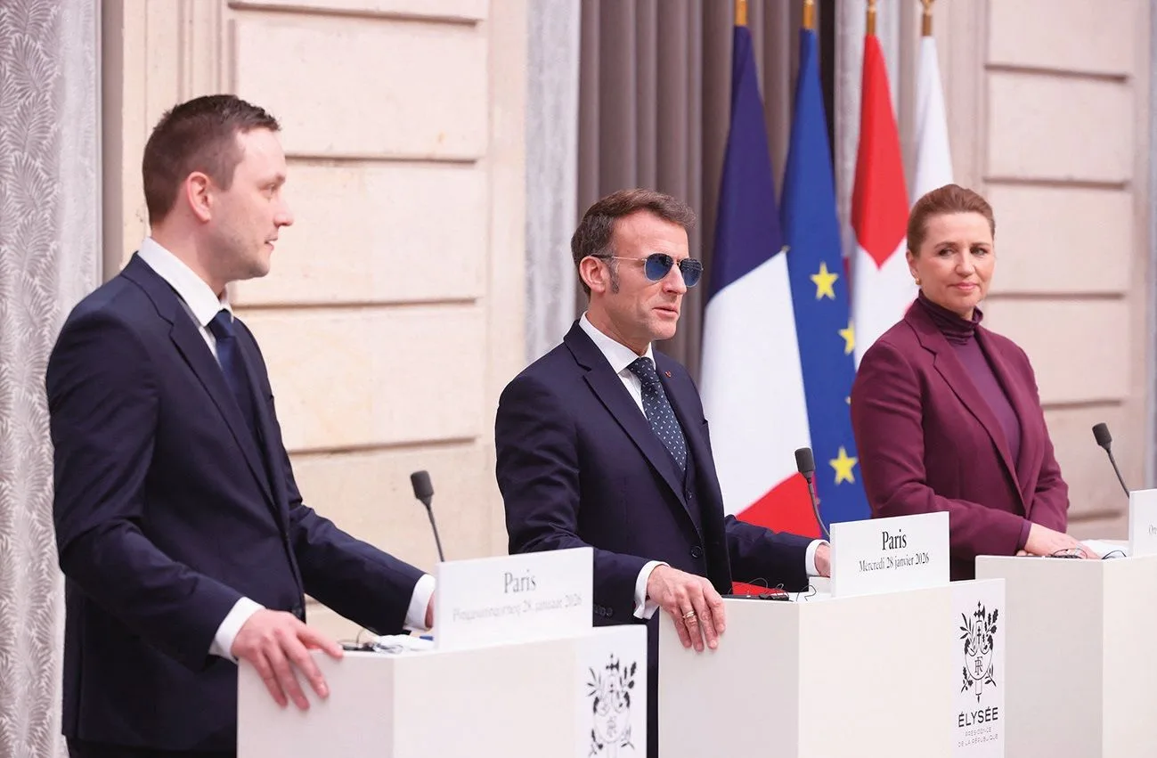 马克龙会见丹麦及格陵兰岛领导人表达声援