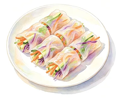 小暑：海蜇蔬菜卷 消暑三伏天（食愈24节气）