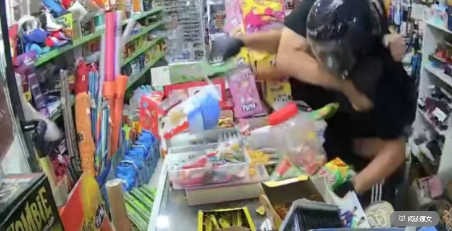 小镇爆发抢劫潮，华人店主与歹徒搏斗
